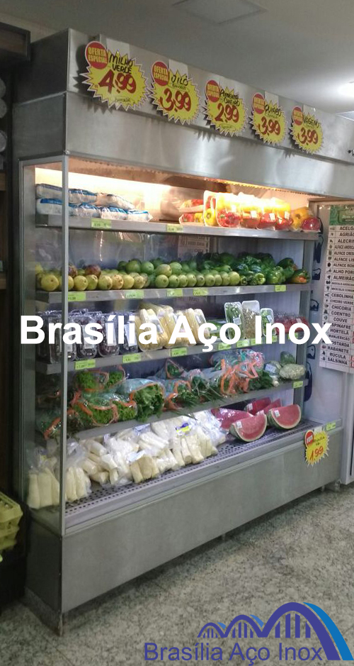 Banca de Frutas e Verduras em aço inox imagem 10