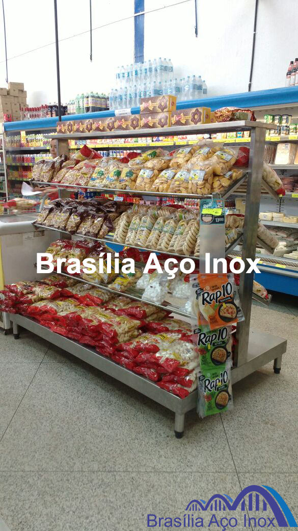 Banca de Frutas e Verduras em aço inox imagem 15